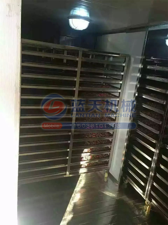 云南玫瑰花烘干機(jī)用戶現(xiàn)場